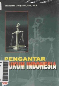 Pengantar hukum Indonesia