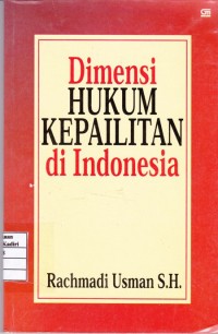 Dimensi hukum kepailitan di Indonesia