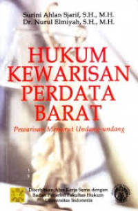 Hukum kewarisan perdata barat: pewarisan menurut UU